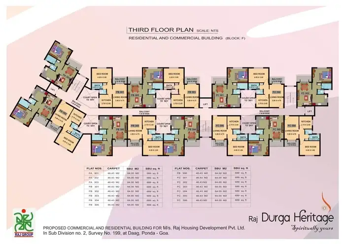 Third floor plan