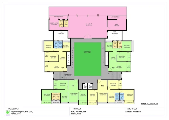 First floor plan
