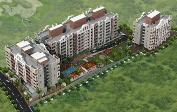 birds eye view of raj ryle residency