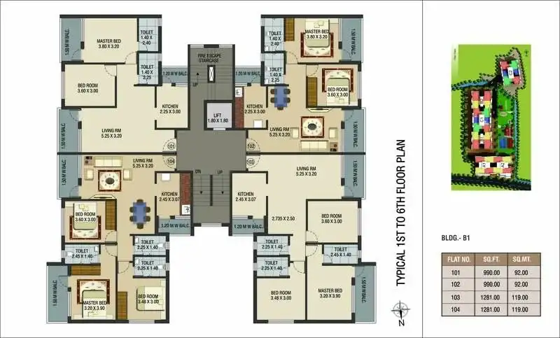 B1 floor plan