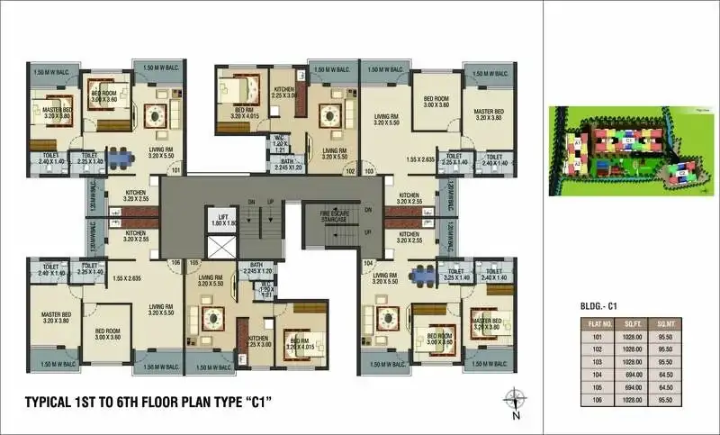 C1 floor plan